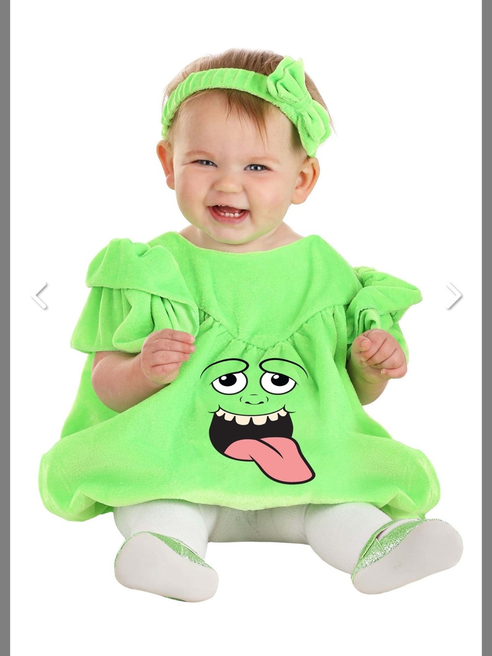 Infant ghostbuster slimer bubble costume